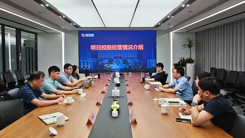 趙有國調(diào)研明日控股經(jīng)營情況